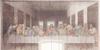 Leonardo's Last Supper with all Apostles. 1495 Milan